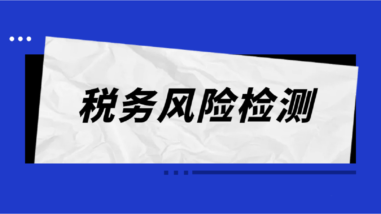 税务风险检测